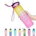 thumbnail image 5 of 32 Ounce Motivational Fitness Water Bottle, Large Capacity Sports Drinking Flask, Portable Leakproof Hydration Container for Gym Workout Outdoor Running Daily Exercise Use, 5 of 9