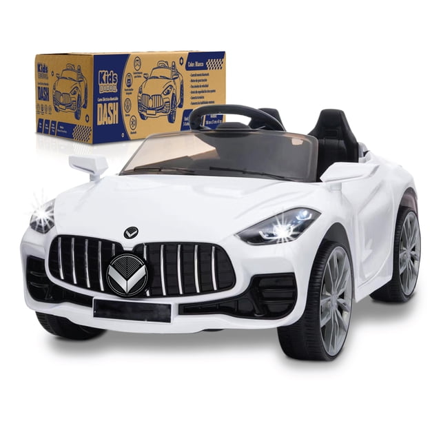 Kids House Carro Montable para Niños DASH, con Luz, Música USB MP3, Educación Temprana, Batería Dual 6V, Diseño Compacto y Seguro