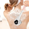 thumbnail image 4 of PPgejGEK Rechargeable Back Scrubber for Shower with Long Double Handle 5 Brush Heads Waterproof Rotating Shower Brush for Deep Cleansing Exfoliating and Massaging, 4 of 5