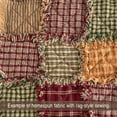 thumbnail image 3 of JCS Vintage Christmas 6 Plaid Homespun Cotton Fabric Sold by the Yard, 3 of 6