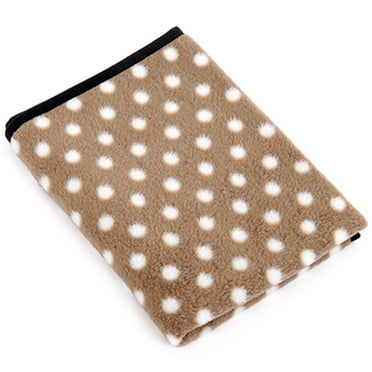 Couverture pour Animaux Motif à Pois en Polaire Douce Couverture pour Chat Couverture pour Lit de Chien