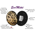 thumbnail image 2 of Ear Mitts Bandless Ear Muffs For Women, Leopard Faux Fur Ear Warmers, Regular, 2 of 9