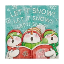 Trademark Fine Art 'Let it Snow VIII' Canvas Art by Mary Urban