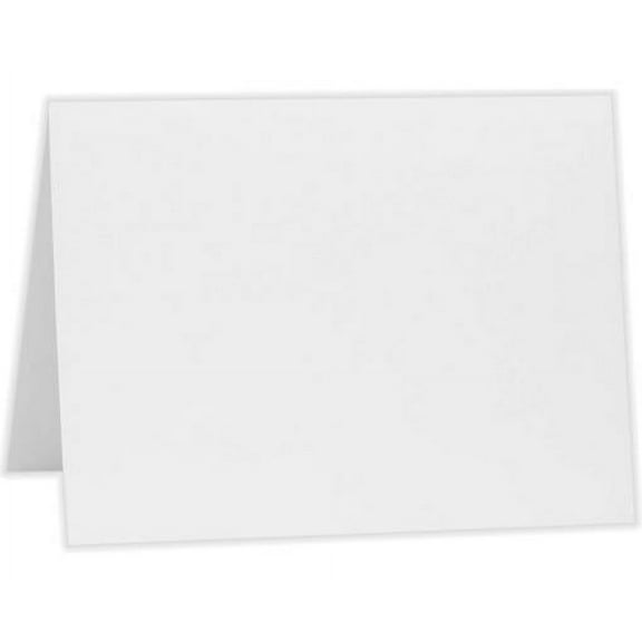 LUXPaper #17 Mini Folded Note Cards, 100lb Bright White, 2 9/16 x 3 9/16, 250 Pack