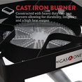 thumbnail image 3 of GasOne 200, 000 BTU Carré Robuste Cuisinière d'Extérieur à un Seul Brûleur Cuisinière au Propane avec Régulateur Réglable 0-20 Psi et Stee, 3 of 5