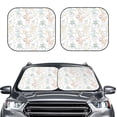 thumbnail image 2 of Fotbe Sea Animals 2-Piece Car Windshield Sun Shade | Sun Blocker for Car Windshield | Foldable Automotive Interior Accessories for Sun Protection-Large, 2 of 6