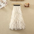 thumbnail image 2 of Dresses for Women, Women's Long Rainbow A Line Tulle Tutu Skirts Tiered Skirt Petticoat, 2 of 9