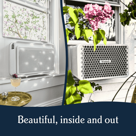 Windmill WhisperTech 8,000 BTU Smart Window Air Conditioner with Inverter Technology - White