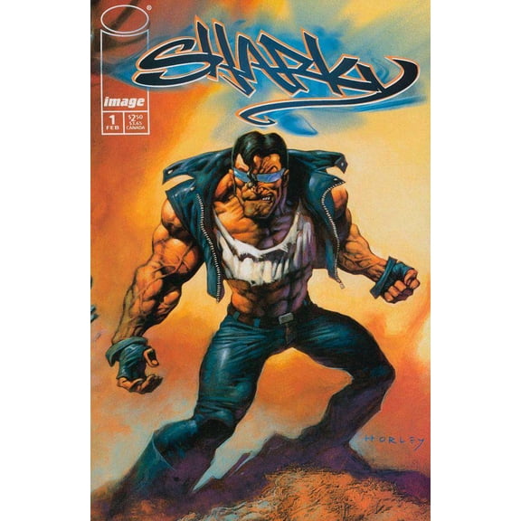 Sharky #1B VF ; Image Comic Book