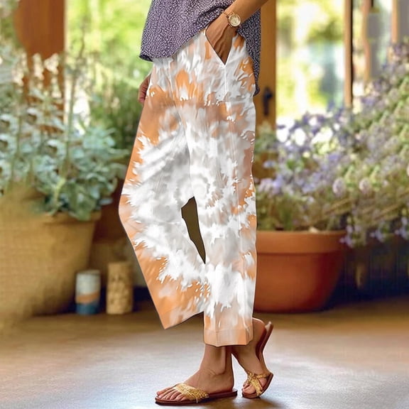 Women's Casual Pants Women'S Retro Striped Design Loose Pocket Patchwork Casual Pants,Black Women's Casual Pants L