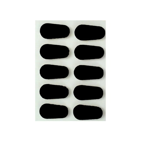 GMS Optical | 15 mm Black Adhesive Foam Nose Pads