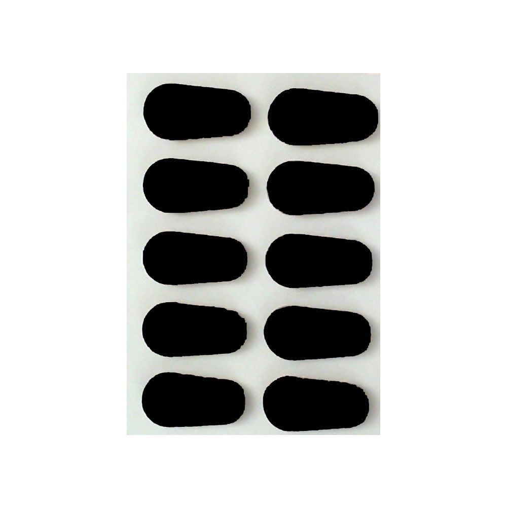 GMS Optical 15 mm Black Adhesive Foam Nose Pads