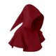 thumbnail image 1 of Capucha de Halloween, Capa con Capucha Medieval, Divertida, Creativa, Poncho de Halloween, Disfraz de Cosplay Vintage Capa de Cosplay de Halloween Rojo Fernando Capucha de Halloween, 1 of 6