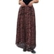 thumbnail image 1 of Falda Larga Plisada con Estampado de Leopardo para Mujer, Estilo Gótico Y2K, Cintura Alta, Volantes y Corte Fluido. Negro M, 1 of 10