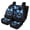 Blue Flaming Skull Pattern, variant on Pzuqiu Car Seat Covers Full Set, Compatible with Vehicle Interior SUV Seats, Car Decor Accessories for Cars most Cars Interior Accessories, Dragonfly Bloom