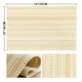 thumbnail image 2 of Sm:)e Wheat Ear Burlap Brown Farmhouse Woven Placemats Set of 4,12x18 Inch, Seasonal Holiday Rustic Kitchen Dining Table Decoration for Home Party Decor, 2 of 6