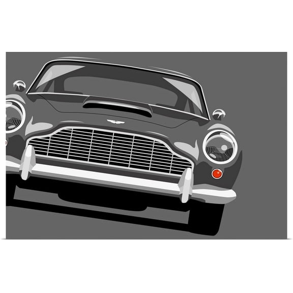 Great BIG Canvas | Rolled Michael Tompsett Poster Print entitled Aston Martin DB5