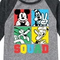 thumbnail image 3 of Mickey & Friends - Squad Grid - Youth Raglan Graphic T-Shirt, 3 of 5