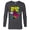 Charcoal Heather, variant on Marvel Deadpool Please Call me the Merc with the Mouth - Long Sleeve T-Shirt for Men - Customized-White