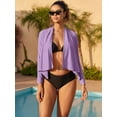 thumbnail image 5 of Charmo Open Swim Cover Up Long Sleeve Beachwear UPF 50+ Removable Rash Guard, 5 of 9