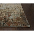 thumbnail image 4 of Alora Decor Noble 8' x 10' Abstract Blue/Blue/Brown/Orange Hand Knot Area Rug, 4 of 4