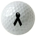 thumbnail image 2 of Charity Awareness Ribbon, Multiple Colors, Pick a Color, 3-Pack Printed Golf Balls, Sleeve of 3 Golf Balls, 2 of 2
