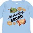 thumbnail image 4 of Inktastic Oktoberfest Squad Hat, Accordion, Pretzels Boys or Girls Long Sleeve Toddler T-Shirt, 4 of 5