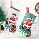 thumbnail image 4 of Bolsa de regalo de decoración navideña, 4 Uds., Papá Noel, muñeco de nieve, regalo grande, bolsa de dulces, calcetines de Navidad, decoración de bolsa de manzana Rojo Verde, 4 of 5