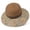 Beige, variant on Women’s Color Speckled Mixed Weave Wide Brim Straw Hat Ethnic Pattern Band Light Sun Hat for Seaside Travel, Outdoor Camping & Casual Daily Sky Blue
