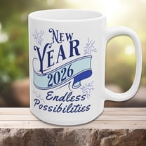2026 New Year Ceramic Mug Endless PO1SSibilities Gift
