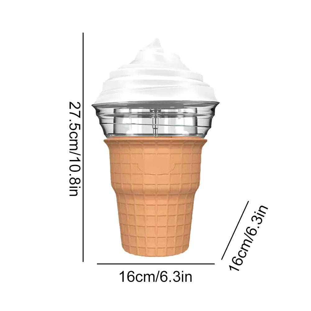 Electric Ice Cream Maker Machines, Homemade DIY Mini Dessert Yogurt Dessert Maker Cup, Mini Kitchen Appliance Tool for Summer Desserts