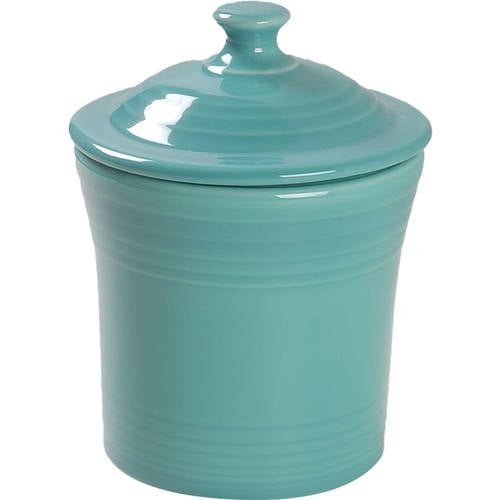 Open Box Homer Laughlin Fiesta Turquoise (Intro 1986) Mini Canister & Lid 8592476