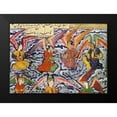 thumbnail image 2 of Unknown 14x11 Black Modern Framed Museum Art Print Titled - Scene of Conversation Among The Deities, 2 of 5