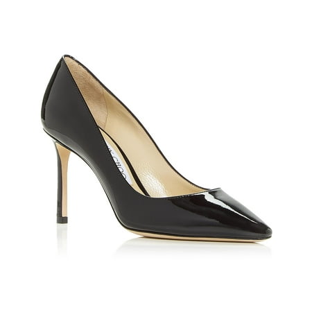 Jimmy Choo Womens Romy 85 Patent Leather Slip On Dress Pumps