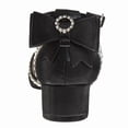 thumbnail image 4 of Badgley Mischka Girls Low Heeled Dress Shoes. (Little Kids and Big Kids) Black Size 1, 4 of 7