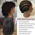 thumbnail image 7 of Pullover Toupee-African American Mannequin Head Real Hair Manikin Head for Styling Black, Black Skin Head Model Mannequin Head Teaching Head Black Mannequin Head Real Hair Head Model Afro,, 7 of 7