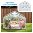 thumbnail image 2 of Clear Greenhouse Replacement Cover for 5.9'x3.5'x5'H Portable Mini Gardening Planter Greenhouse, 2 of 6