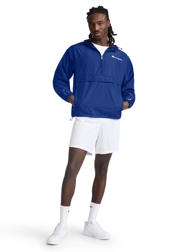 Champion Men's Stadium Packable Jacket with Script Logo, Standard