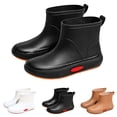 thumbnail image 3 of AUDeals Men Women Waterproof Rain Boots Short Ankle Rubber Shoes Non Slip Outdoor Garden Farming Fishing Boots, 3 of 8