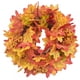 thumbnail image 1 of Corona de otoño para puerta de entrada, hojas de arce, piñas, bayas, corona de cosecha de otoño, decoración de Acción de Gracias, fiesta en casa, interior y exterior, 1 of 7