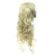 thumbnail image 4 of Humano Cabello Pelucas para Mujeres 24"+24" Dorado Tono Rizado Peluca con Peluca Gorra, 4 of 7