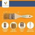 thumbnail image 2 of Vermeer Chip Paint Brushes - 12-Pack - 1.5" Chip Brushes for Paints, Stains, Varnishes, Glues, & Gesso, 2 of 7