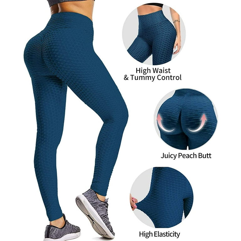 Buy COMFREE Ruched Scrunch Butt Lfiting Enhancing Leggings with Pocket for  Women High Waist Booster Hugging Defining Workout Gym Yoga Pants Booty  Popping Peachlift Textured Anti Cellulite M at
