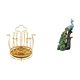 thumbnail image 1 of Porta tazas,Portavasos de café para encimera Organizador de tazas,Figura de escritorio,Estante de estatua de pavo real para escritorio,decoración del hogar,Figura decorativa creativa para la, 1 of 8