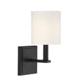 thumbnail image 4 of Savoy House Waverly 1 Light Modern Metal Sconce in Matte Black, 4 of 7