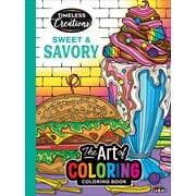 Cra-Z-Art: Timeless Creations, Sweet & Savory New Adult Coloring Book, 64 Pages