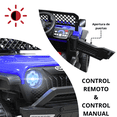 thumbnail image 2 of Camioneta Montable Eléctrica JOYKOO para Niños 12V Bluetooth Control Remoto - Azul, 2 of 7