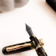 thumbnail image 2 of Conklin Mark Twain Vintage Green Crescent Filler Fountain Pen, 2 of 8