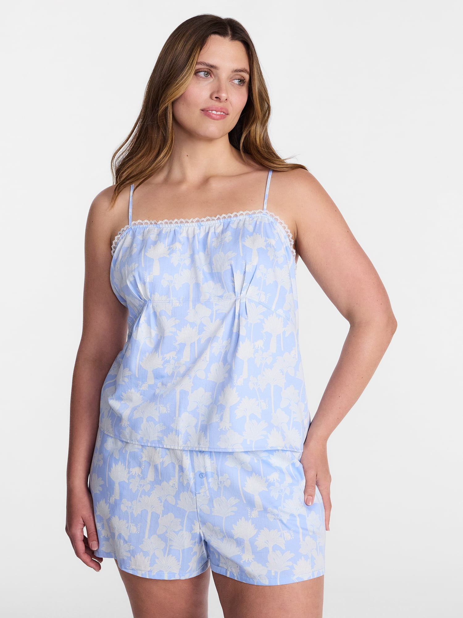 トップス pois mellow cami Joyspun Women's Woven Poplin Sleep Cami Top, Sizes XS-3X - Walmart.com