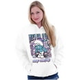 thumbnail image 3 of Smurfs Kanji Never Quit Keep Hustlin Unisex Plus Size Hoodie Brisco Brands 2X, 3 of 5
